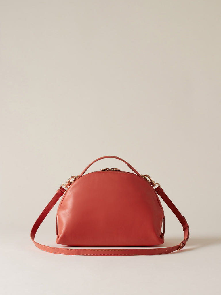 Leather shoulder bag - BOWLER BAG SMALL - Borbonese