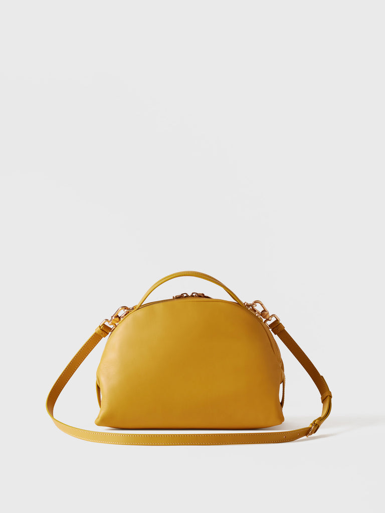 Leather shoulder bag - BOWLER BAG SMALL - Borbonese