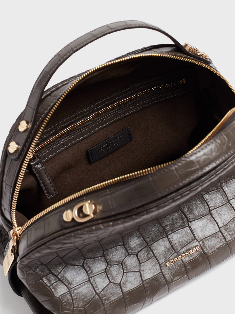 Borsa a tracolla in pelle - BAULETTO SMALL - Borbonese