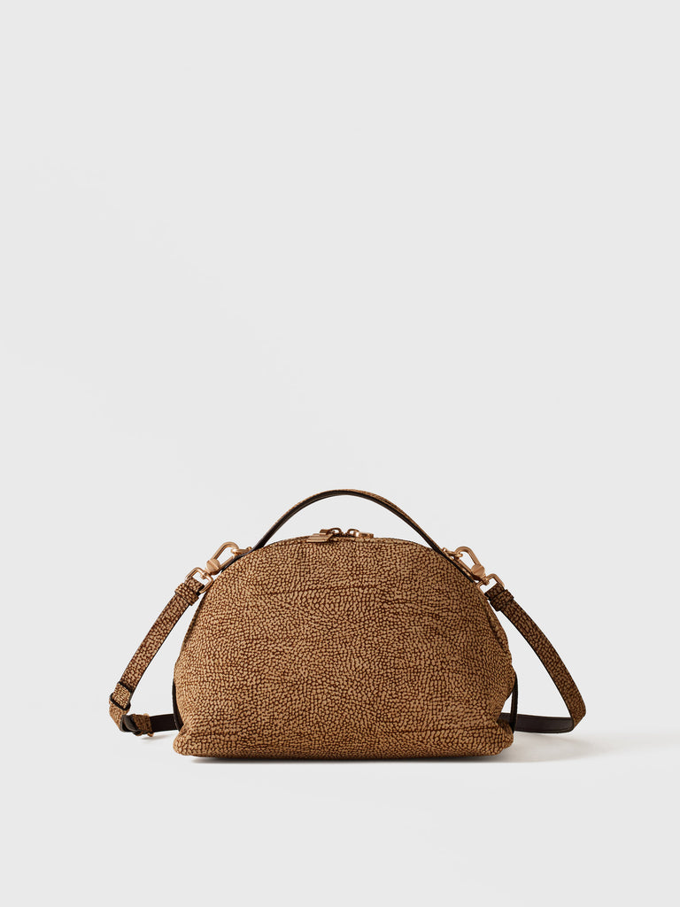 Op Suede Shoulder bag - BOWLER BAG SMALL - Borbonese