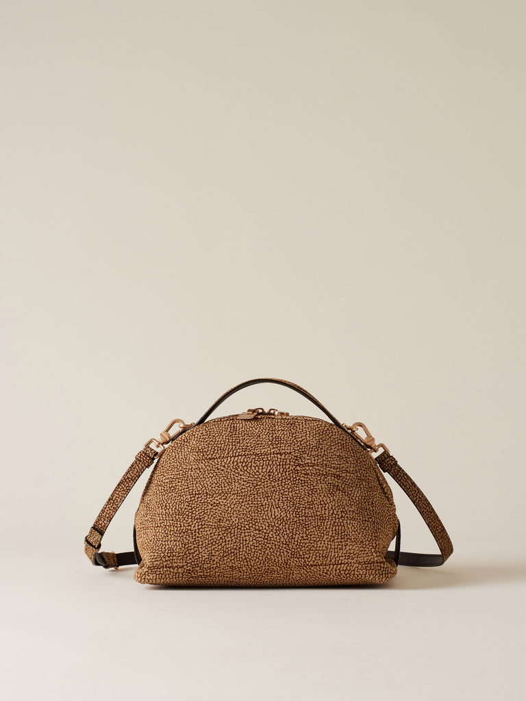 Op Suede Shoulder bag - BOWLER BAG SMALL - Borbonese