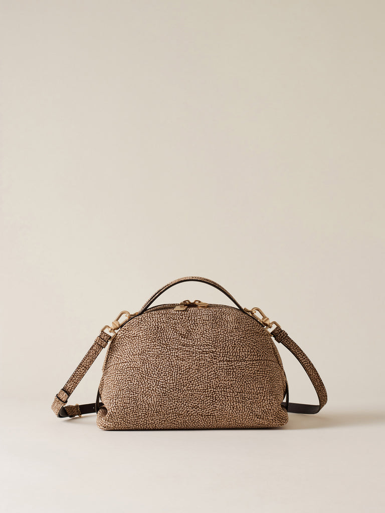 Borsa a tracolla in Camoscio Op - BAULETTO SMALL - Borbonese