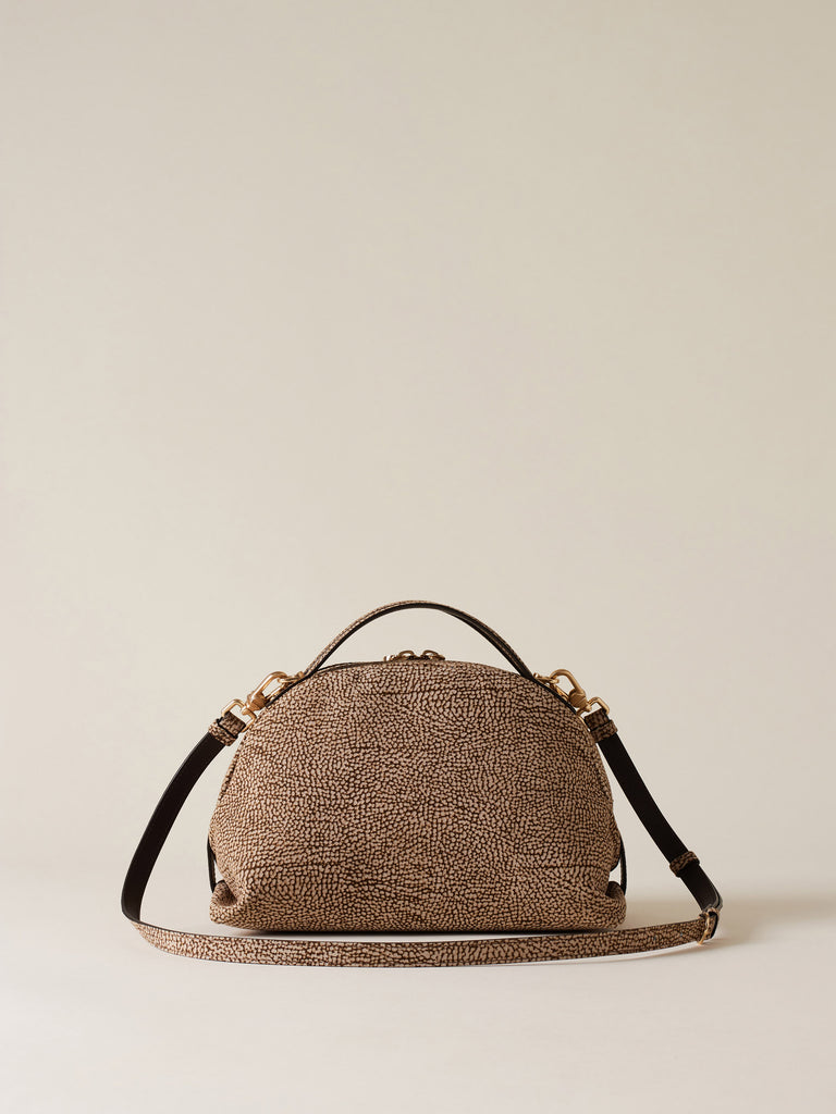 Borsa a tracolla in Camoscio Op - BAULETTO SMALL - Borbonese