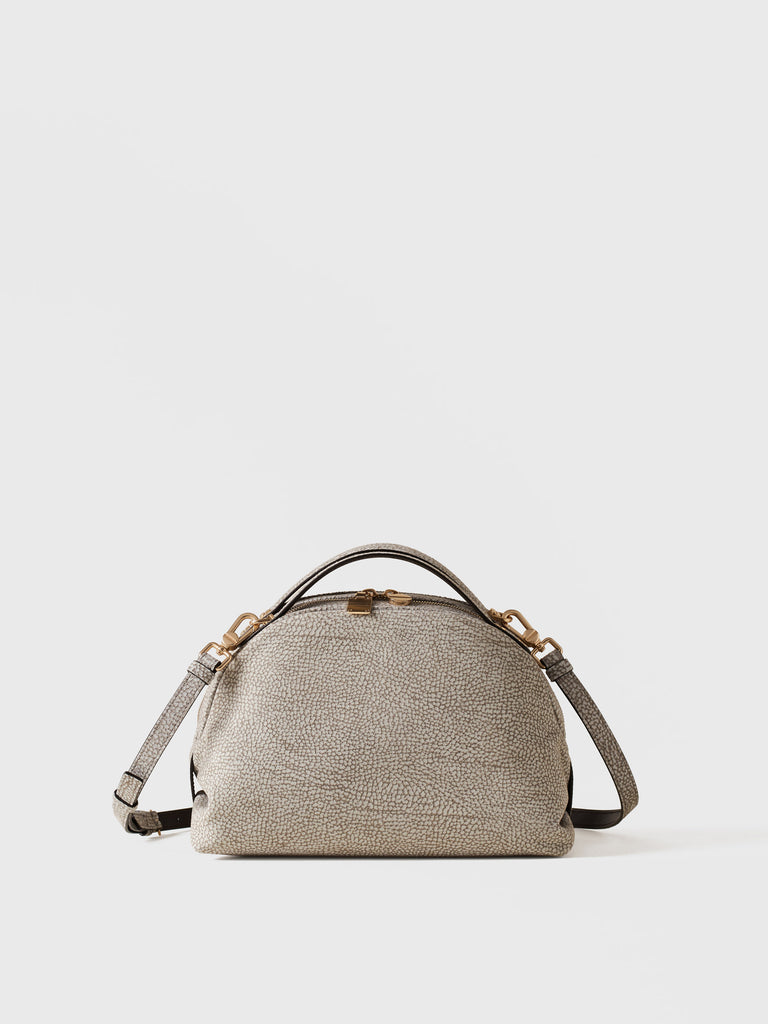 Borsa a tracolla in Camoscio Op - BAULETTO SMALL - Borbonese