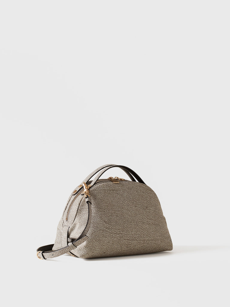 Borsa a tracolla in Camoscio Op - BAULETTO SMALL - Borbonese