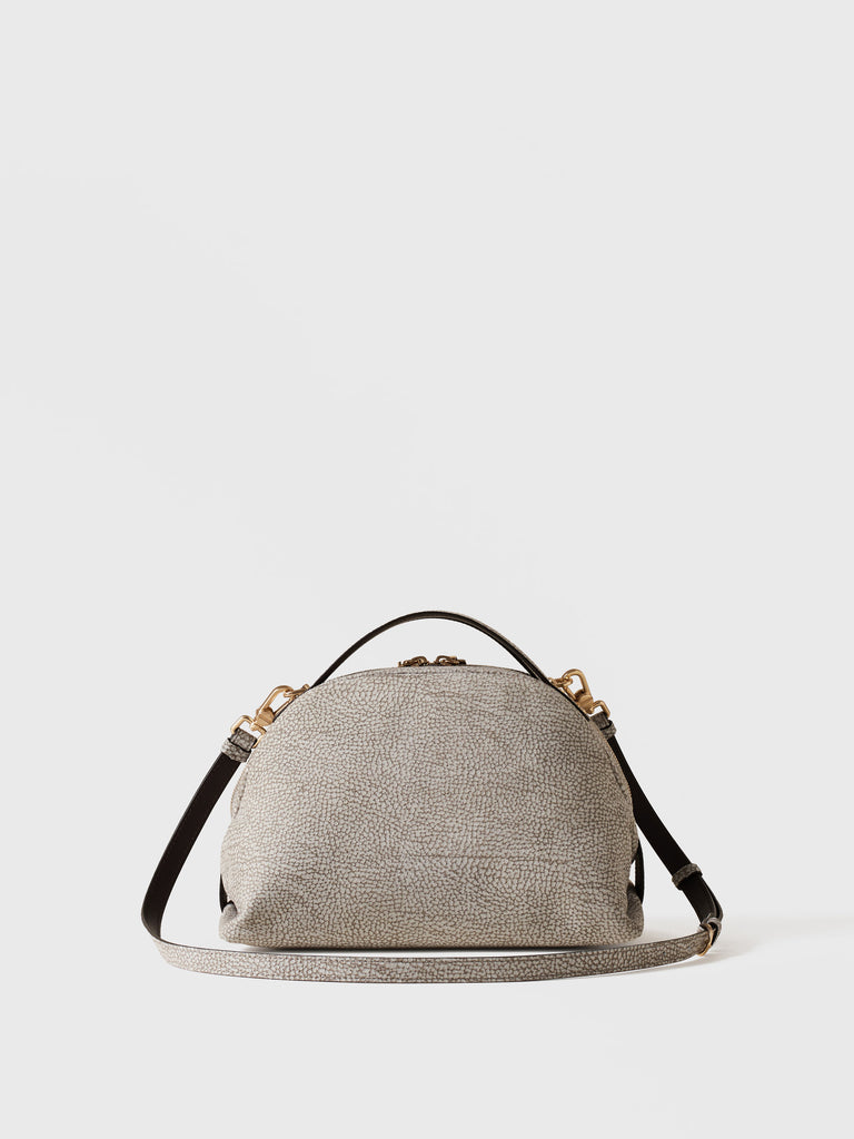 Borsa a tracolla in Camoscio Op - BAULETTO SMALL - Borbonese