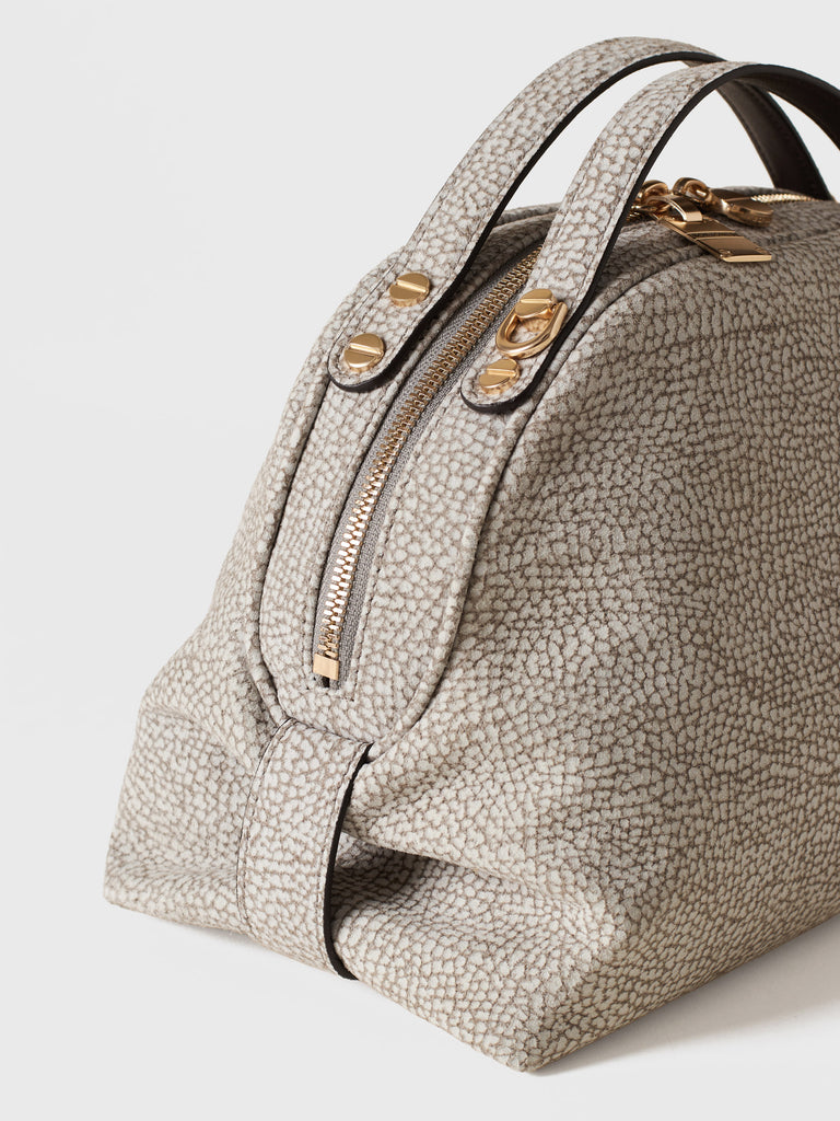 Borsa a tracolla in Camoscio Op - BAULETTO SMALL - Borbonese