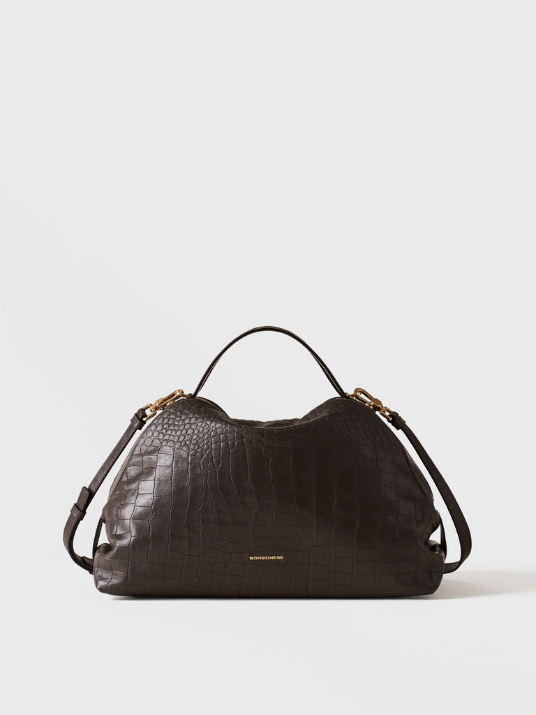 Borsa a tracolla in pelle - BAULETTO MEDIUM - Borbonese