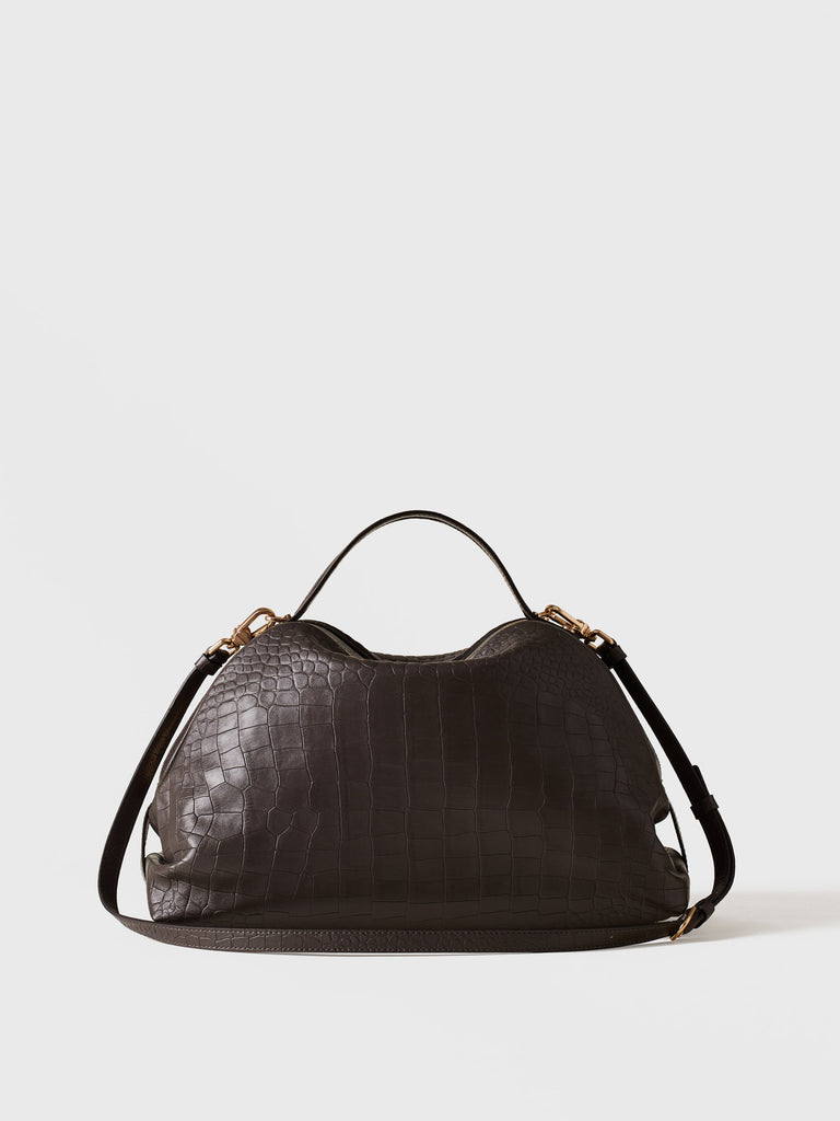Borsa a tracolla in pelle - BAULETTO MEDIUM - Borbonese
