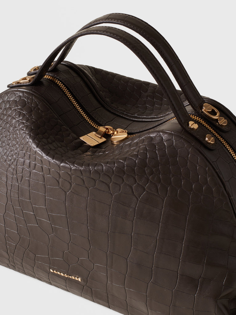 Borsa a tracolla in pelle - BAULETTO MEDIUM - Borbonese