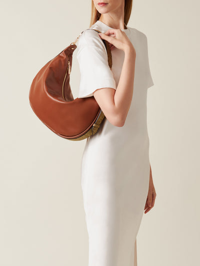 Borbonese 92 Borsa Hobo M Oyster Default Title_2