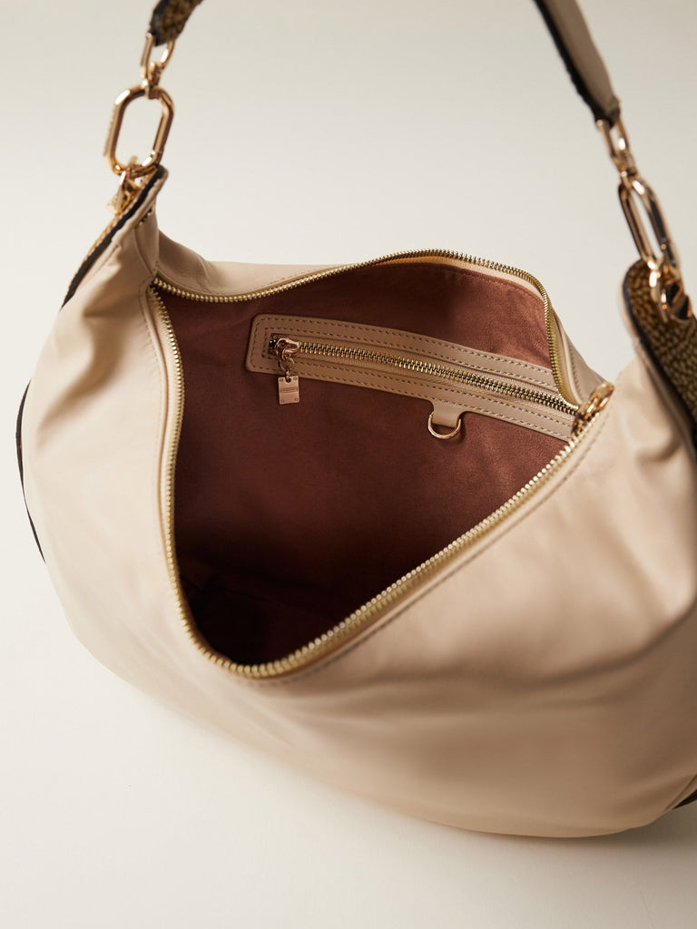 Borbonese 77 Borsa Hobo M Oyster Default Title_6