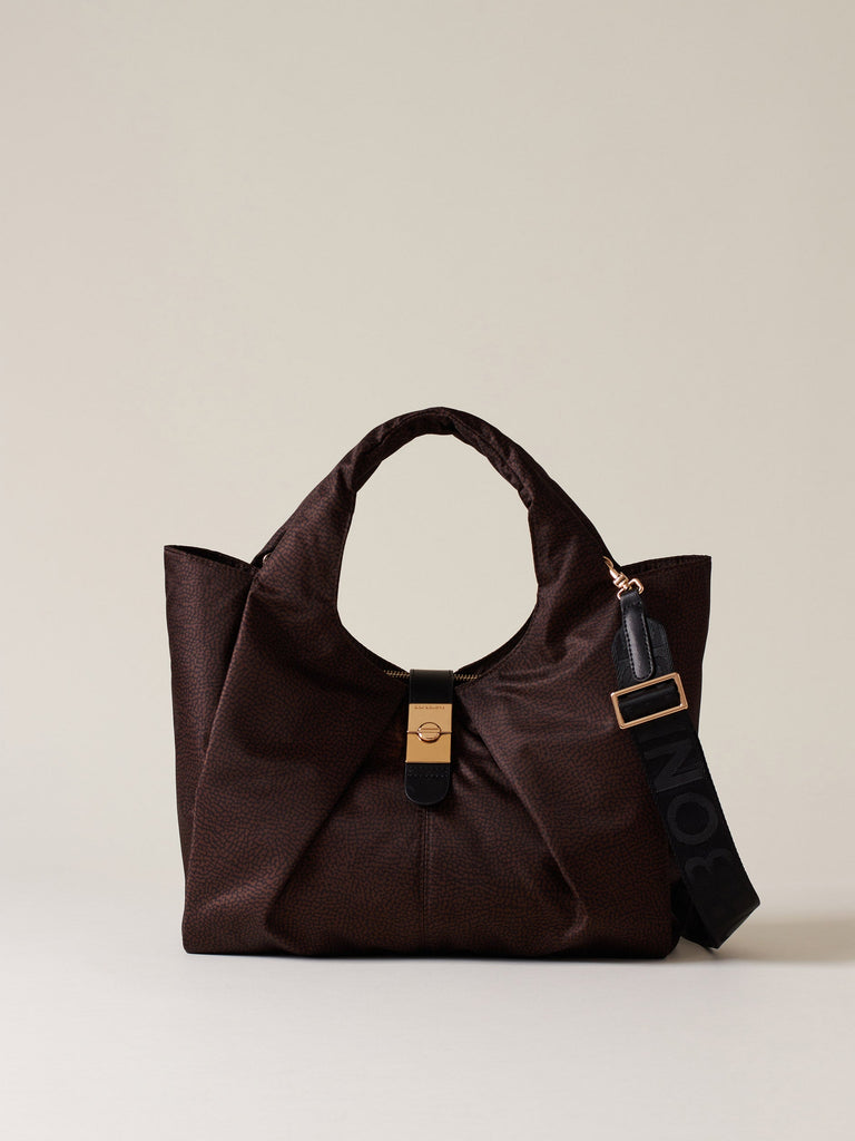 Borbonese 40 Borsa Shopping M C T Cortina Nylon Op Default Title_1