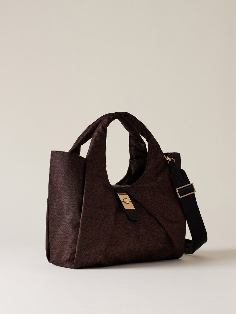 Borbonese 40 Borsa Shopping M C T Cortina Nylon Op Default Title_3