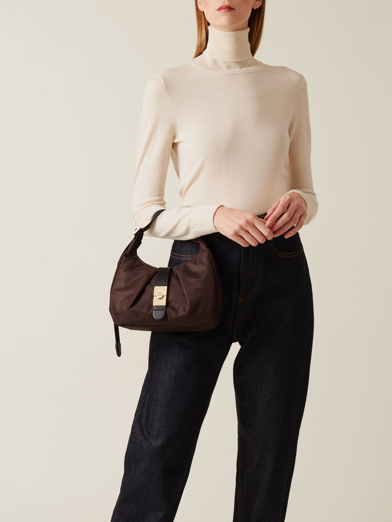 Borbonese 40 Borsa Hobo S Cortina Nylon Op Default Title_2
