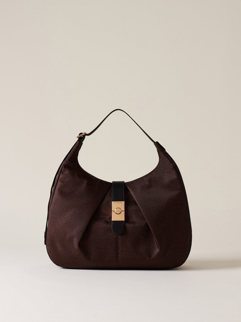 Borbonese 40 Borsa Hobo M Cortina Nylon Op Default Title_1