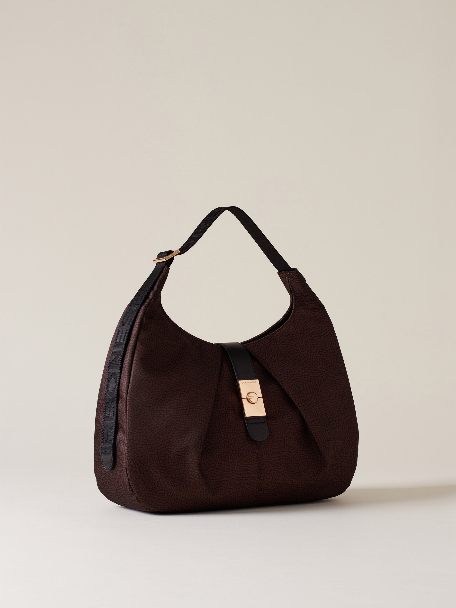 Borbonese 40 Borsa Hobo M Cortina Nylon Op Default Title_3