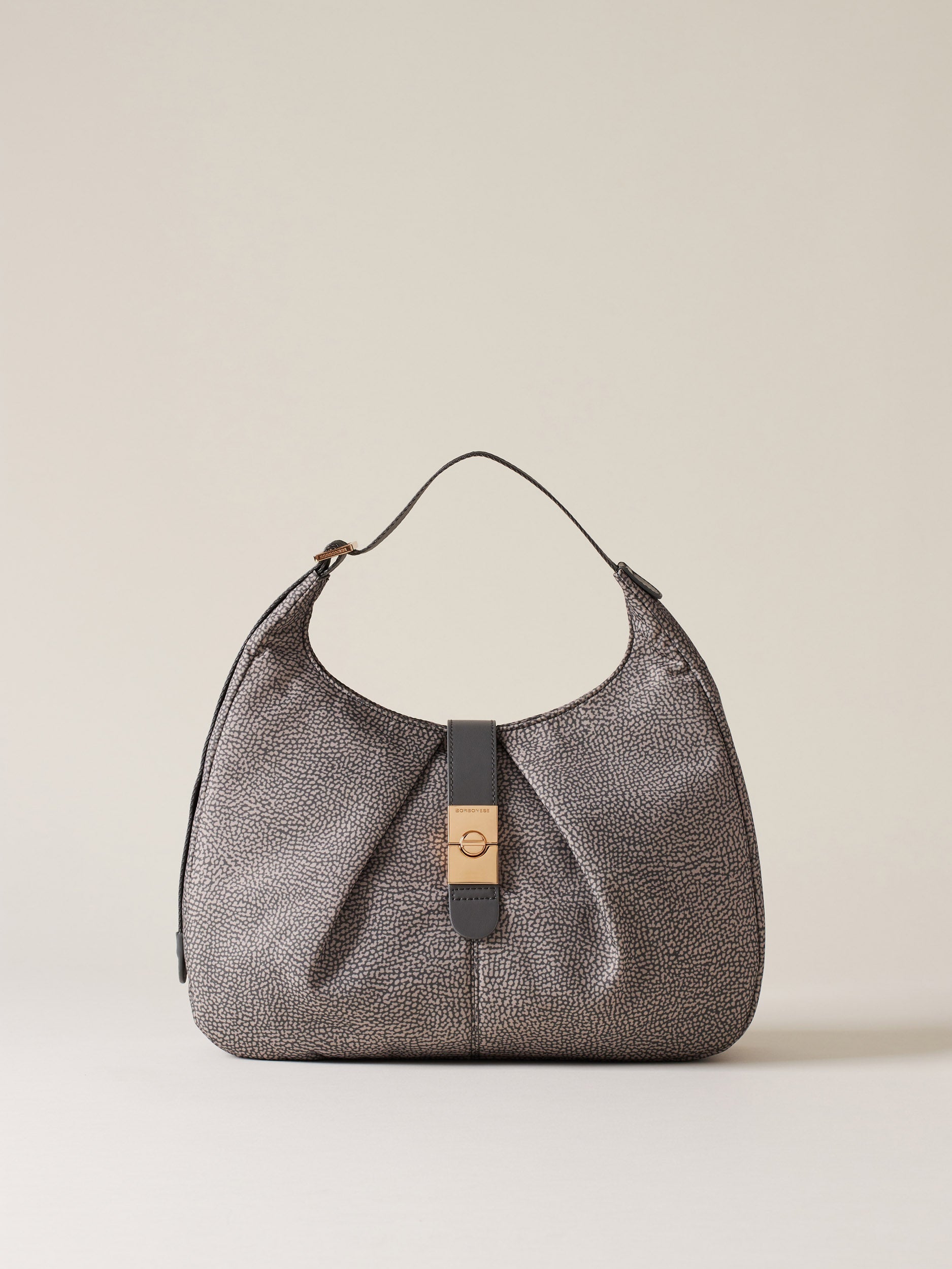 Borbonese 54 Borsa Hobo M Cortina Nylon Op Default Title_1
