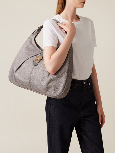 Borbonese 54 Borsa Hobo L Cortina Nylon Op Default Title_2