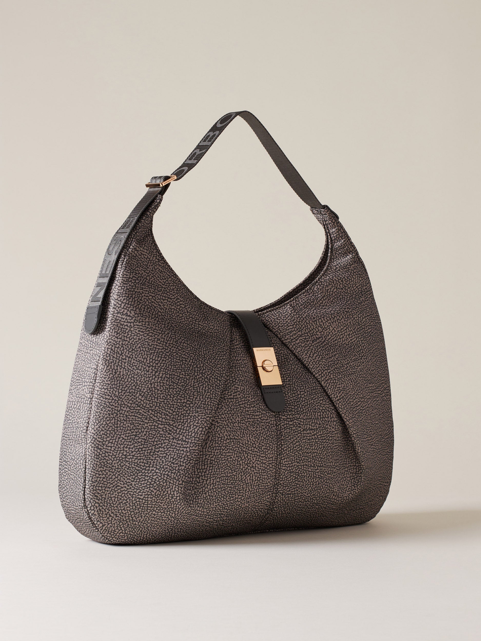 Borbonese 54 Borsa Hobo L Cortina Nylon Op Default Title_3