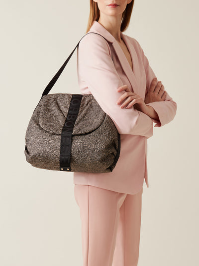 Borbonese 11 Borsa Hobo L C T Cloudette Nylon Default Title_2