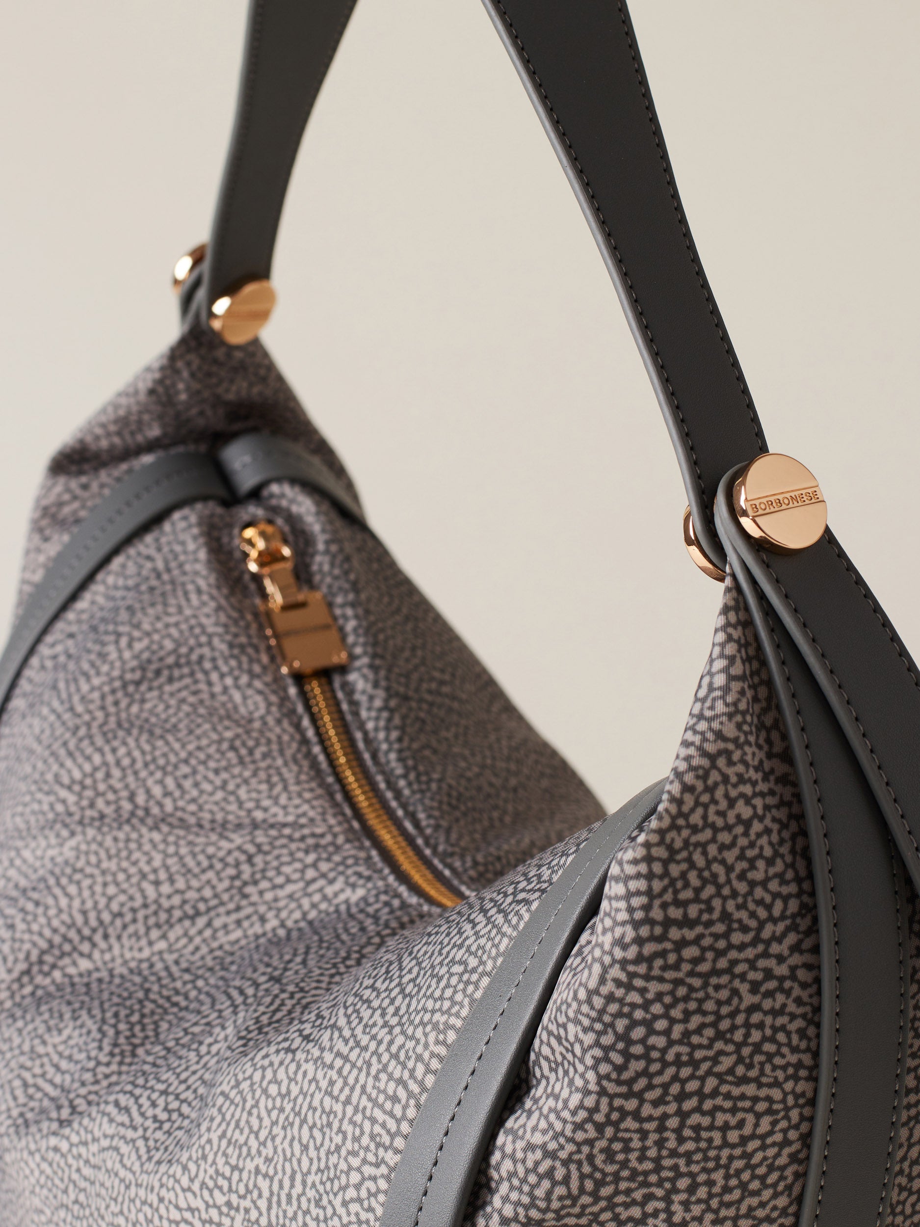 Borbonese 54 Borsa Hobo Medium New Orbit Nylon Op Default Title_7
