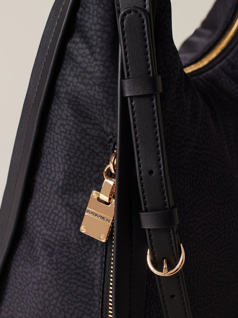 Borbonese 66 Borsa Hobo M New Orbit Nylon Op Default Title_7