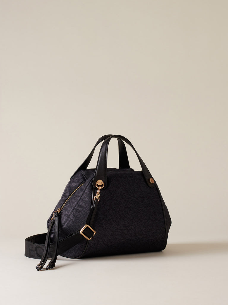 Recycled OP Fabric Handbag - MARIE MEDIUM DUFFLE BAG - Borbonese