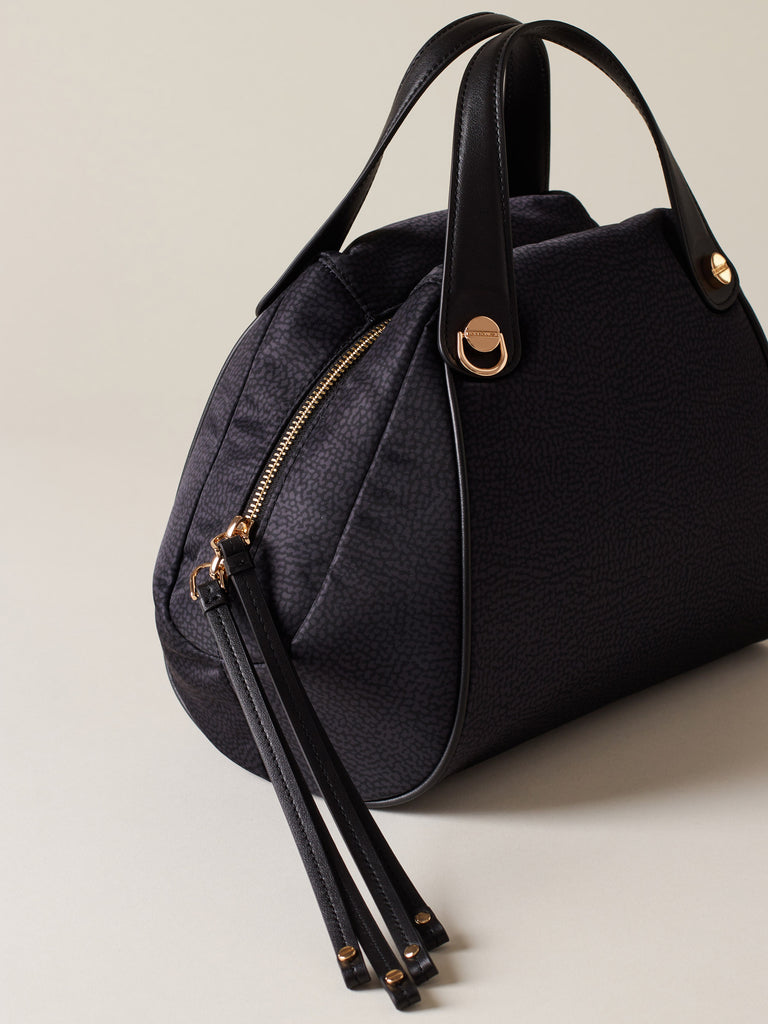 Recycled OP Fabric Handbag - MARIE MEDIUM DUFFLE BAG - Borbonese