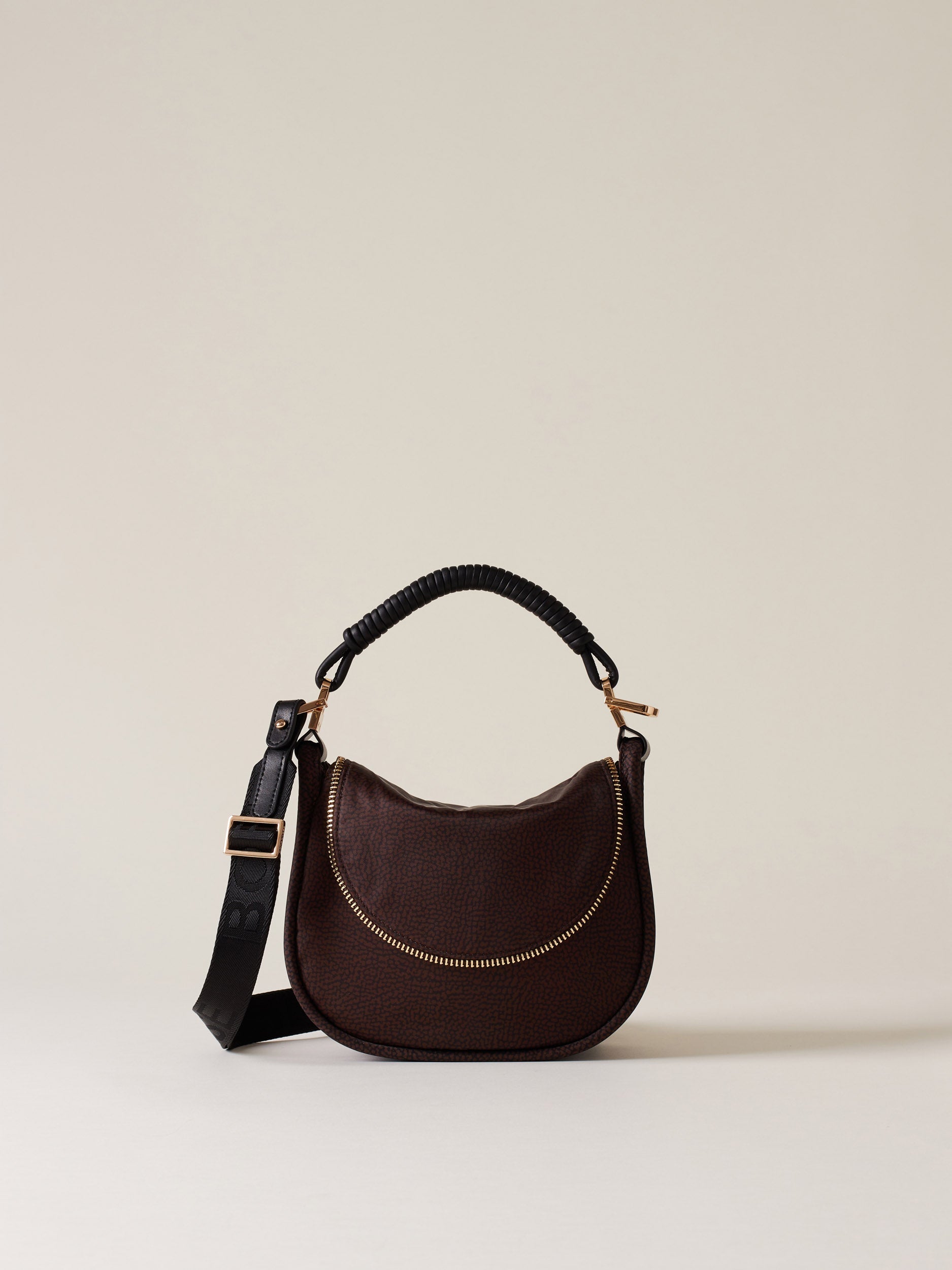 Borbonese 40 Borsa Hobo S C T Horseback Nylon Op Default Title_1