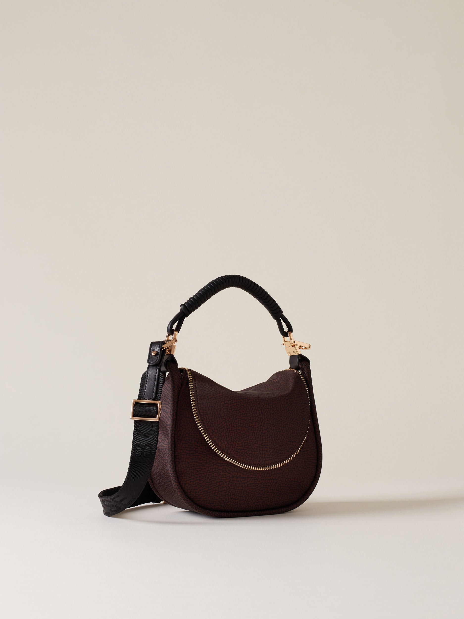 Borbonese 40 Borsa Hobo S C T Horseback Nylon Op Default Title_3