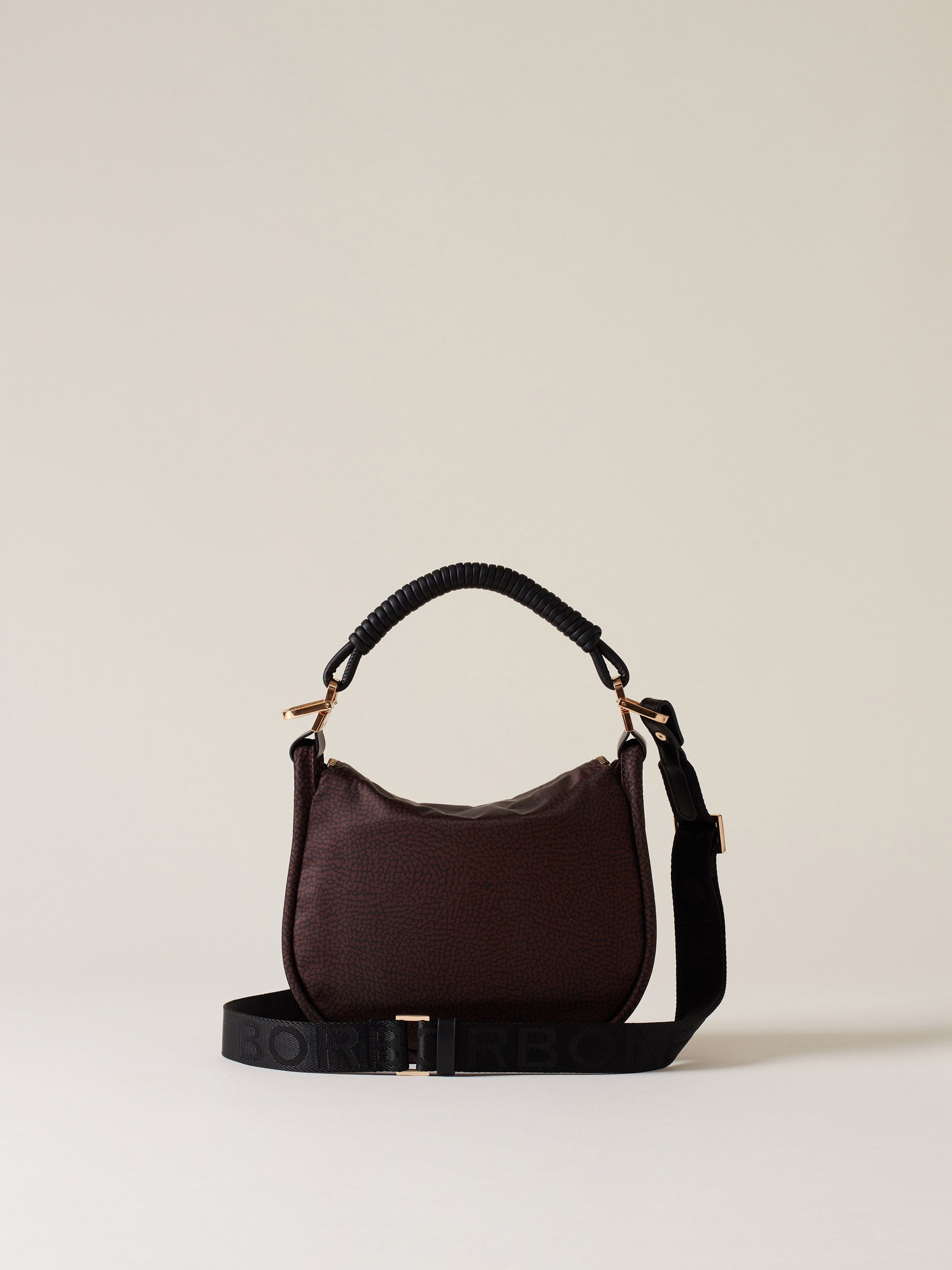 Borbonese 40 Borsa Hobo S C T Horseback Nylon Op Default Title_4