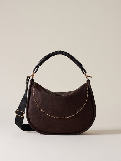 Borbonese 40 Borsa Hobo M C T Horseback Nylon Op Default Title_1