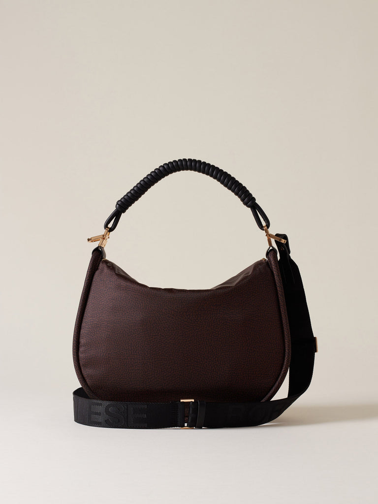 Borbonese 40 Borsa Hobo M C T Horseback Nylon Op Default Title_4
