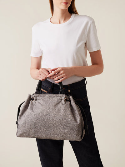 Borbonese 70 Borsa Shopping M C T Horseback Nylon Op Default Title_2