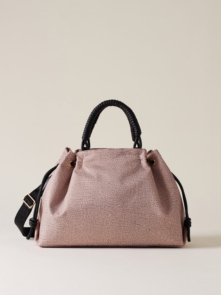 Borbonese 75 Borsa Shopping M C T Horseback Nylon Op Default Title_1