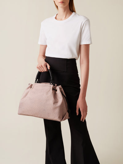 Borbonese 75 Borsa Shopping M C T Horseback Nylon Op Default Title_2