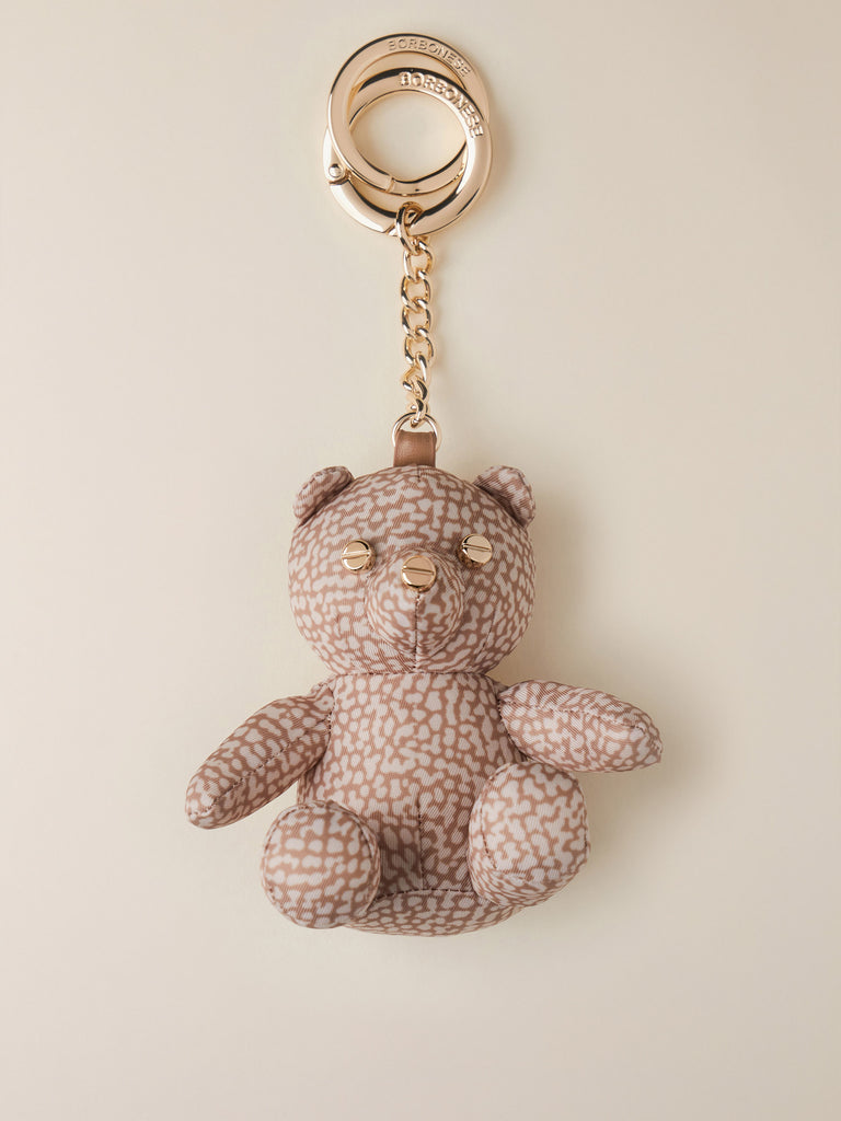 Portachiavi di Tessuto Riciclato OP e Pelle - PORTACHIAVI ORSO - Borbonese