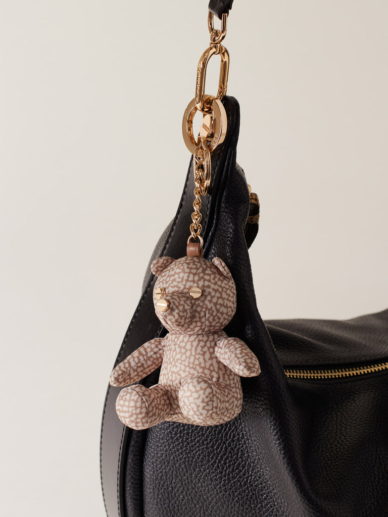 Portachiavi di Tessuto Riciclato OP e Pelle - PORTACHIAVI - Borbonese