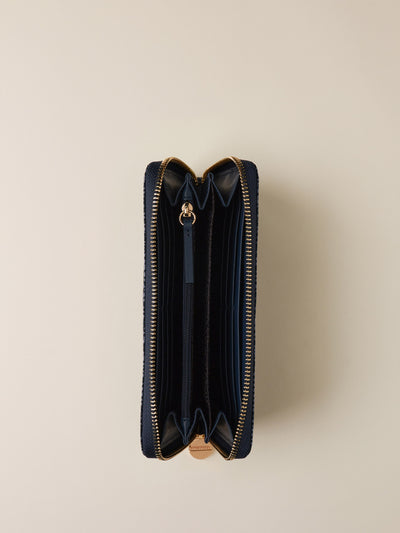 PORTAFOGLIO LARGE ZIP AROUND - Piccola pelletteria - Borbonese