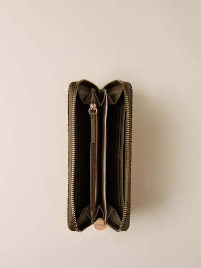 PORTAFOGLIO LARGE ZIP AROUND - Piccola pelletteria - Borbonese