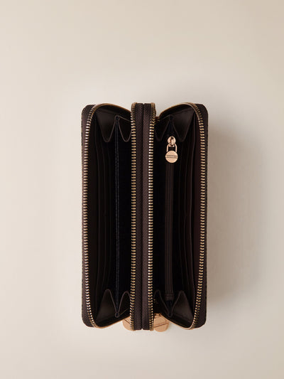 PORTAFOGLIO LARGE  ZIP AROUND DOPPIO - Tutti i prodotti - Borbonese