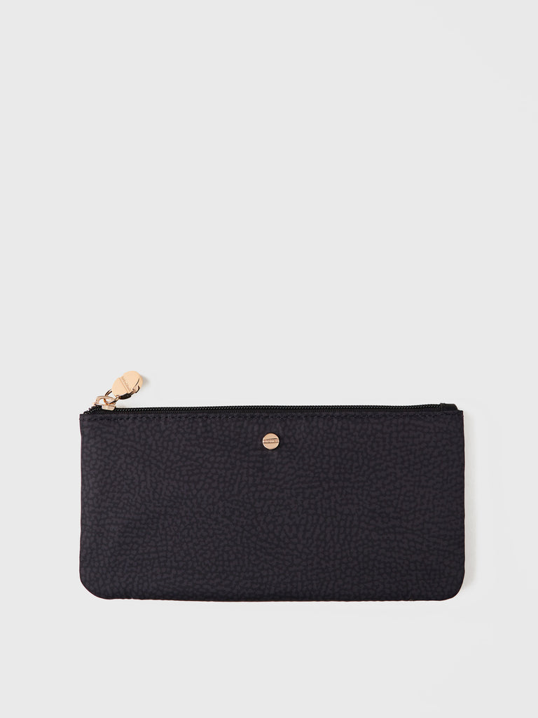 Recycled OP Fabric and Leather Card Holder - Beauty Case Medium - Borbonese