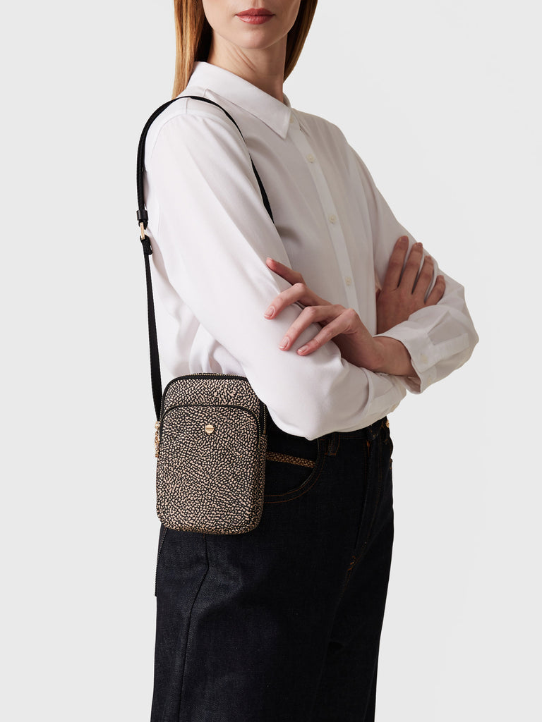 Recycled OP Fabric Phone Holder - CROSSBODY PHONE HOLDER - Borbonese