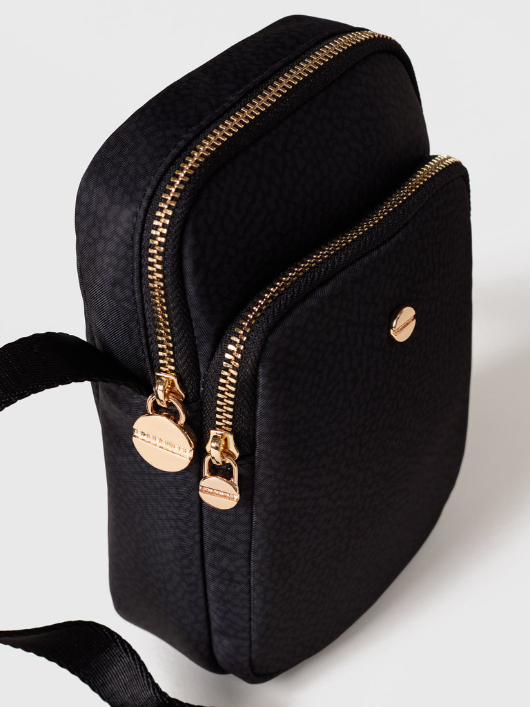 Recycled OP Fabric Phone Holder - CROSSBODY PHONE HOLDER - Borbonese