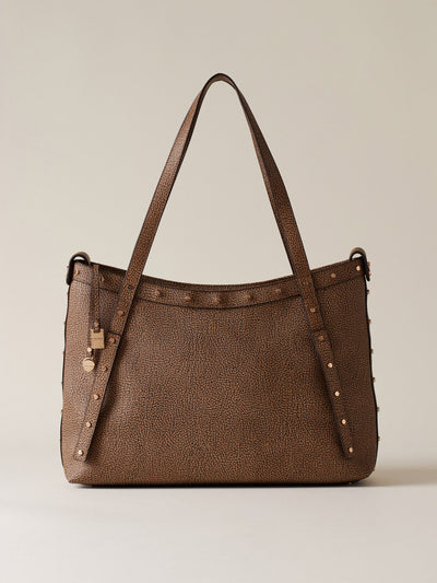Borbonese 11 Borsa Shopping L Metropole Coated Op Soft _1