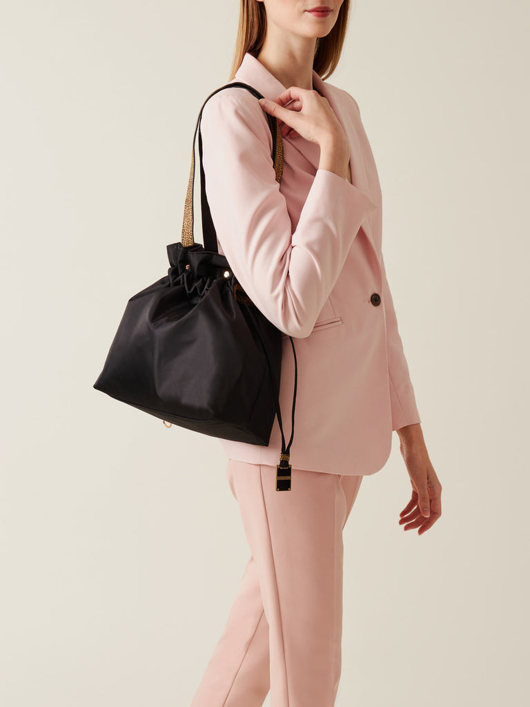 Borbonese 80 Borsa Shopping M Ruffle Nylon Default Title_2