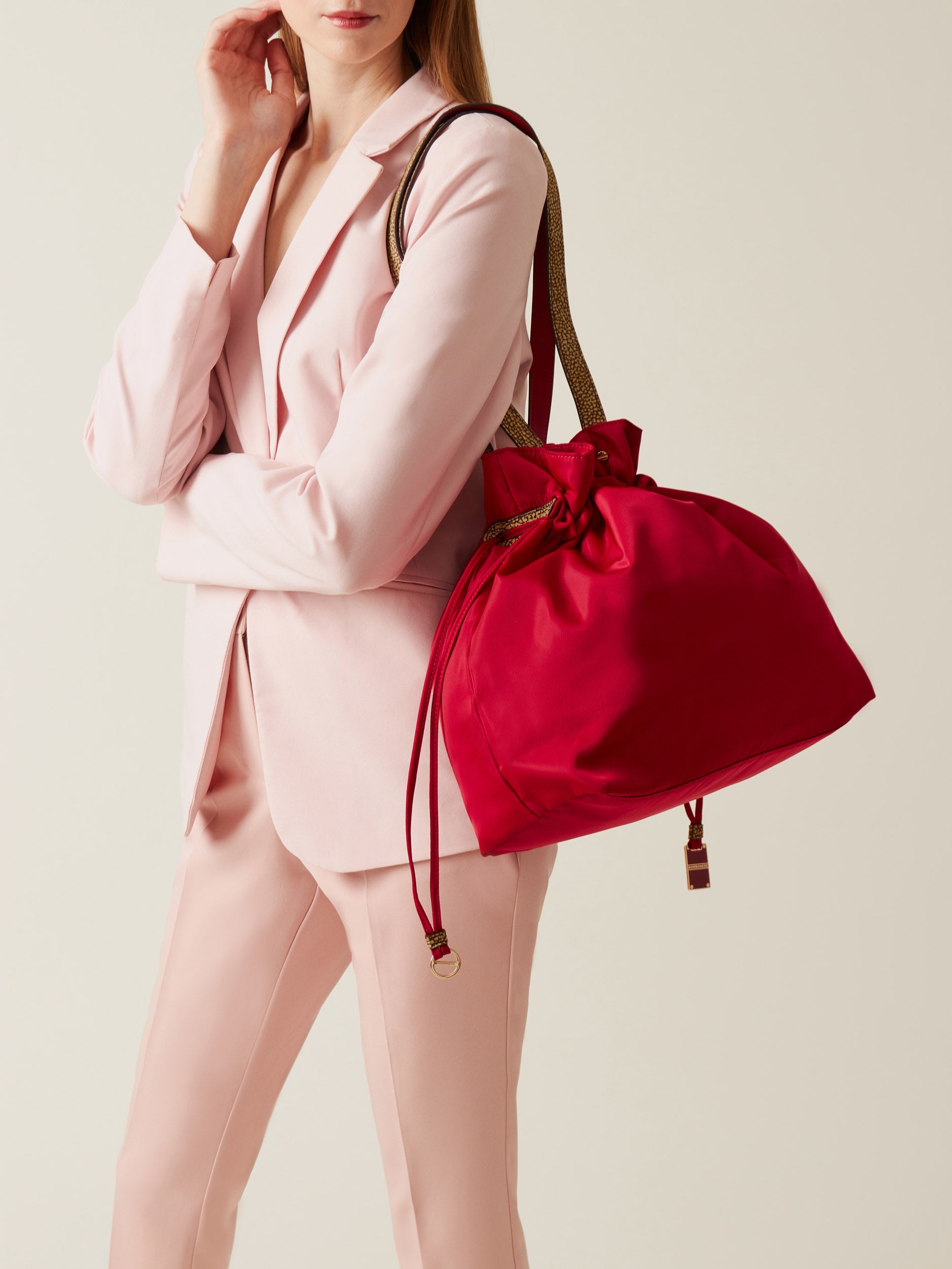 Borbonese 66 Borsa Shopping L Ruffle Nylon Default Title_2