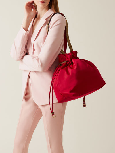 Borbonese 66 Borsa Shopping L Ruffle Nylon Default Title_2