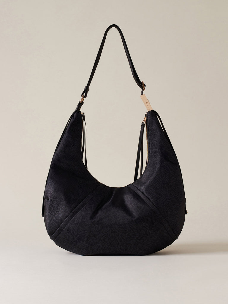 FOLD MEDIUM HOBO BAG – Borbonese - Main Image